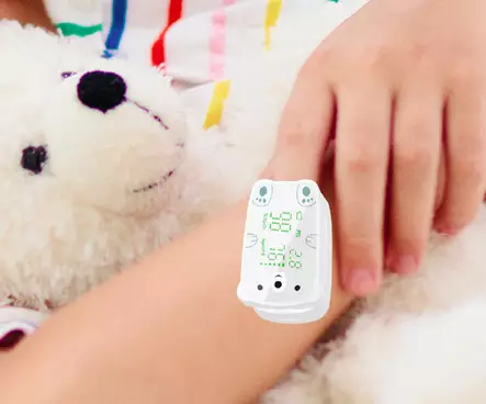 Pulssioksimetri, lasten malli - Happisaturaatiomittari - 00478 - 1